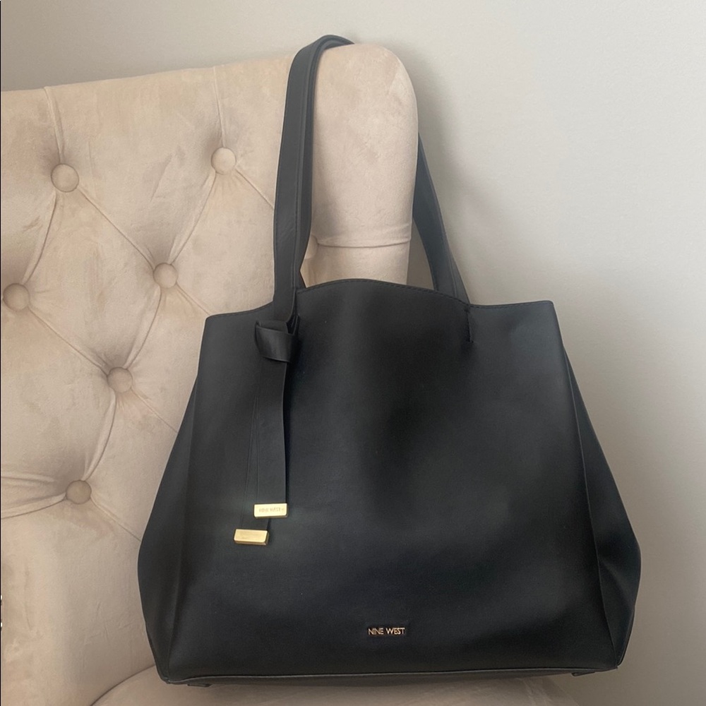 💝 Black Shoulder Tote Bag